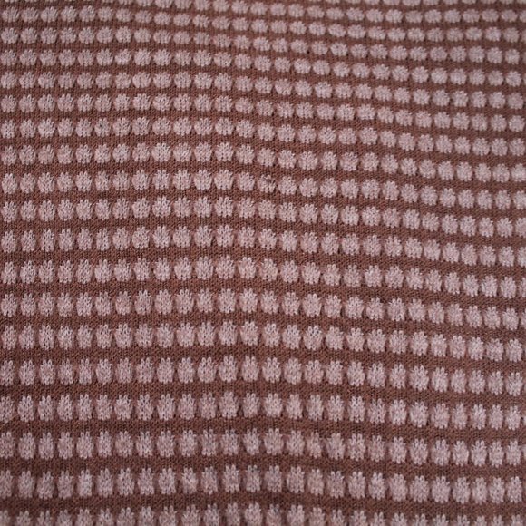 Cantata polka dot brown sweater breathable small - Picture 6 of 6